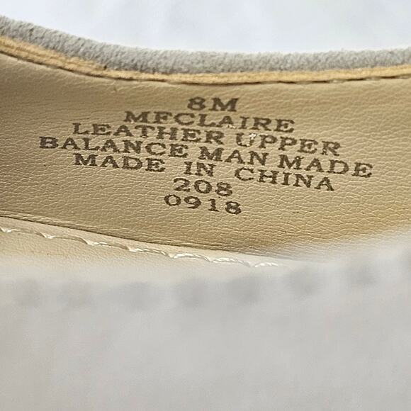 Marc Fisher Claire Gray Multi Suede Leather Pointed Toe Block Heel Pumps Size 8M - Picture 10 of 10